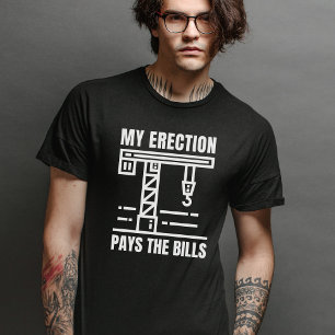 Funny Crane Operator   Spaß der Baustelle T-Shirt