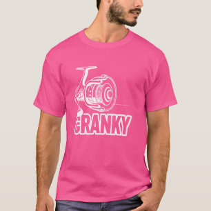 Funny Cranky Fishing Reel Pup Spaß Fischer 1 T-Shirt