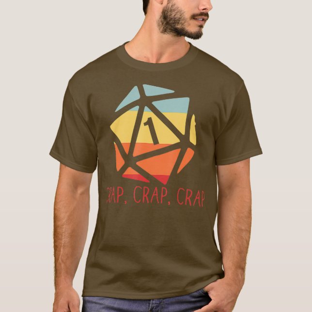 Funny Crap Crap Crap Kritischer Versag Fumble Gami T-Shirt (Vorderseite)