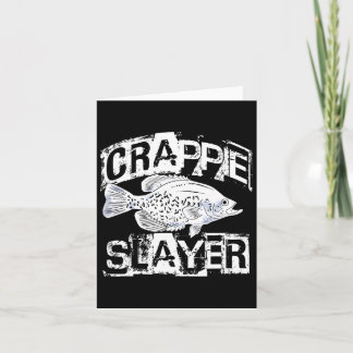 Funny Crappie Fischen Süßwasser Fisch Geschenk Män Karte