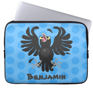 Funny Crave Rabe Cartoon Illustration Laptopschutzhülle
