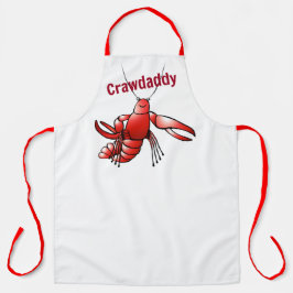 Funny Crawdaddy Red Crayfish Schürze