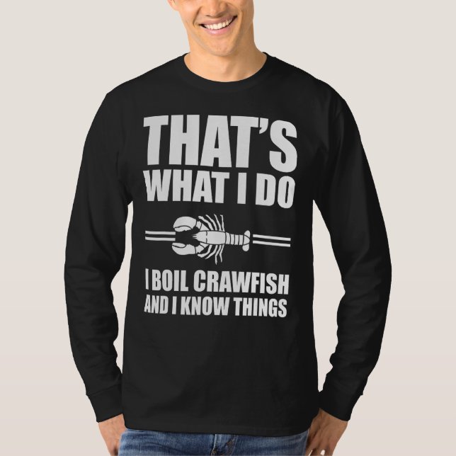 Funny Crawfish Boiling Hummer Lover Crayfish 1 T-Shirt (Vorderseite)