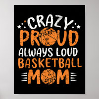 Funny Crazy Basketball Mamas Turnier Grafik T-Shir