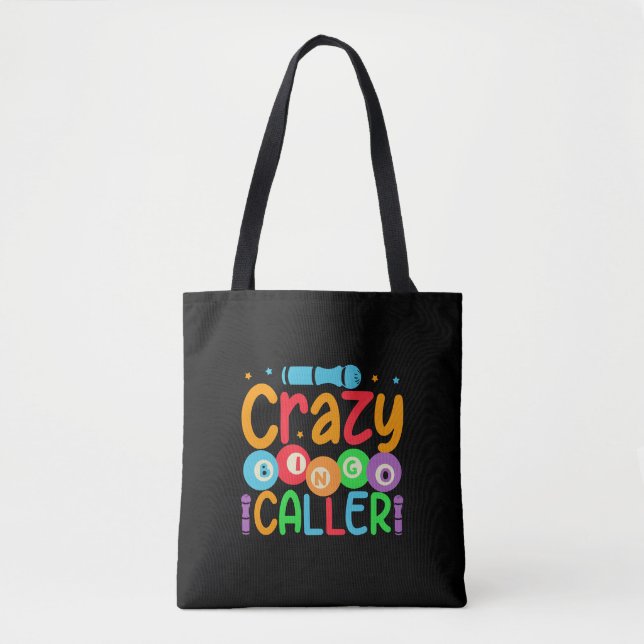Funny crazy Bingo caller word art  (Vorderseite)