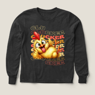 Funny Crazy Clucker Chicken - Cartoon Rooster