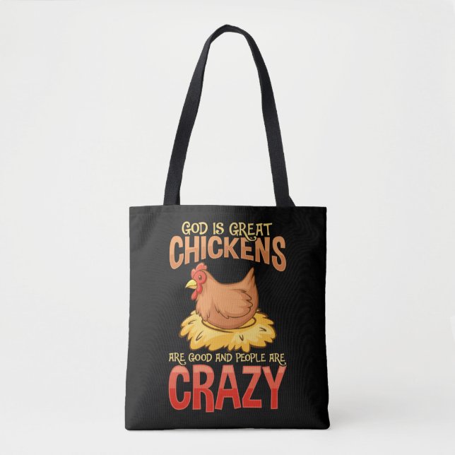 Funny Crazy Hühnchen Lover Geschenk Hen Spaß (Vorderseite)