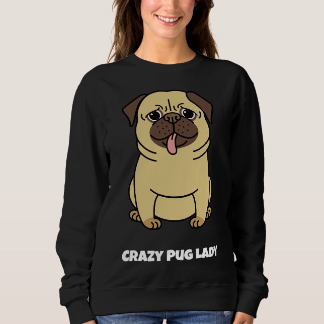 Funny CRAZY MOPS LADY Classic T - Shirt 301 (Vorderseite)