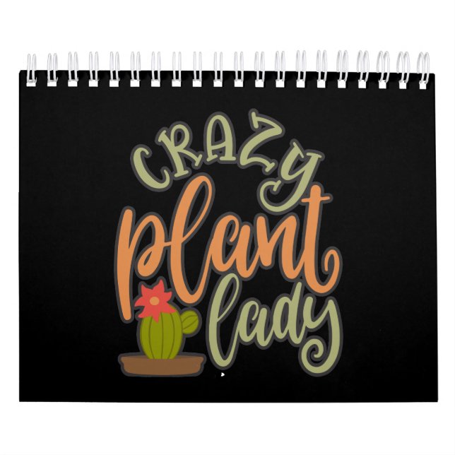 Funny Crazy Pflanze Lady Best Pflanze Kalender (Titelbild)