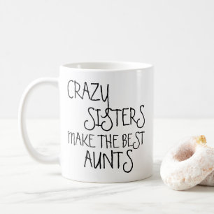Funny Crazy Schwestern machen das beste Tanzangebo Kaffeetasse