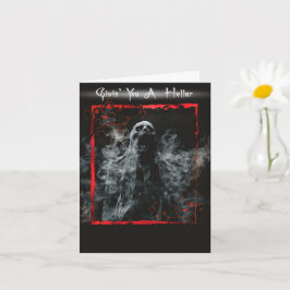 Funny Creepy Halloween Greetings Karte