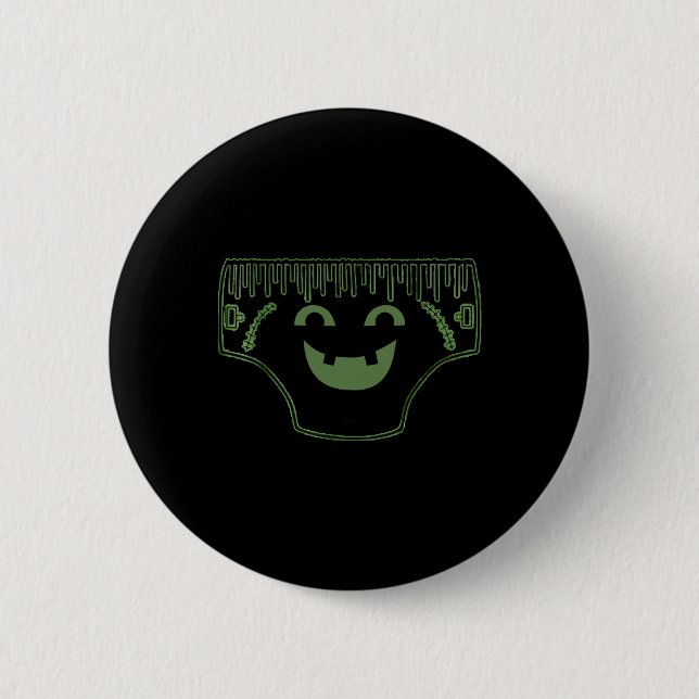 Funny Creepy Pair Unterwäsche Tracht Button (Vorderseite)