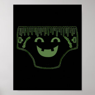 Funny Creepy Pair Unterwäsche Tracht Poster