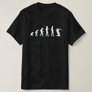 Funny Cricket Batter Evolution von Man Sports Wv T-Shirt