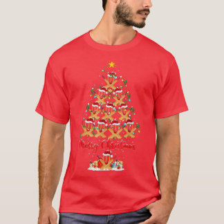 Funny Cricket Lover Xmas Lights Cricket Christmas T-Shirt