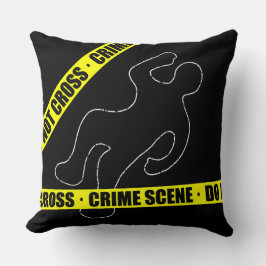 Funny Crime Scene Kissen