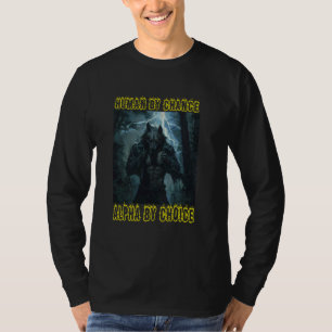 Funny Cringy Wolf Meme Cringe Werewolf Alpha Wolf T-Shirt