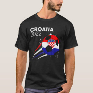 Funny Croatia 2022 Fußball-Team Lover Kroatische F T-Shirt