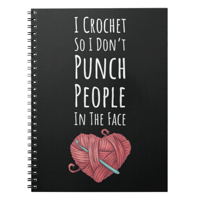 Funny Crochet Geschenke für Crocheters Frauen für  Notizblock (Vorderseite)