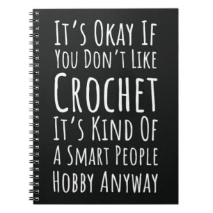 Funny Crochet Geschenke für Männer Crocheter Garne Notizblock
