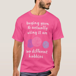 Funny Crochet Knitting Shirt For Women Different