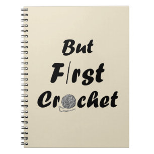 Funny Crochet Offerte Strickgeschenk aus Sprichwor Notizblock