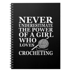 Funny Crochet Zitat Crochetter Geschenk Notizblock
