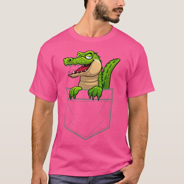 Funny Crocodile Art Collection T-Shirt (Vorderseite)