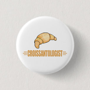 Funny Croissant Button