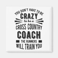 Funny Cross Country Coach Crazy