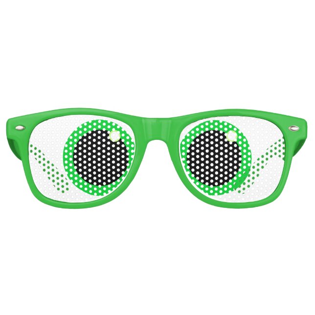 Funny Cross Mit Augen Frosch Eyes Partybrille (Vorderseite)