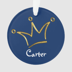 Funny Crown Gold + Ihr Rückgrat. Text Ornament