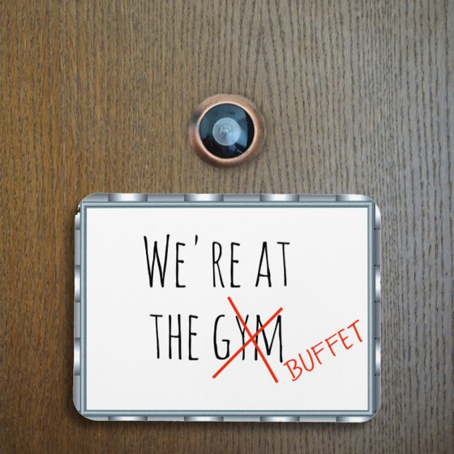 Funny Cruise Door Marker am Gym Buffet Magnet (Von Creator hochgeladen)