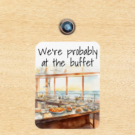 Funny Cruise Door Marker wahrscheinlich am Buffet Magnet