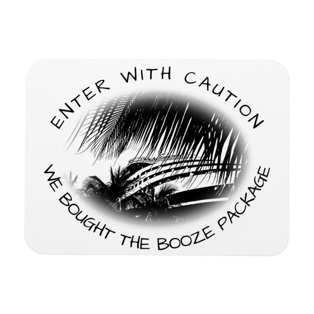 Funny Cruise Door Stateroom Buze Package Magnet (Horizontal)