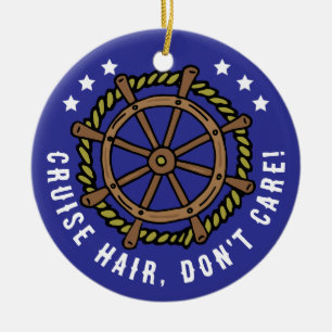 Funny Cruise Lover Zitat Weihnachten Keramik Ornament