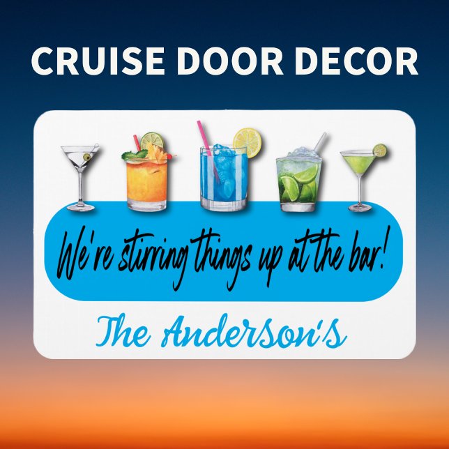 Funny Cruise Ship Booze Türdekoration Magnet (Von Creator hochgeladen)