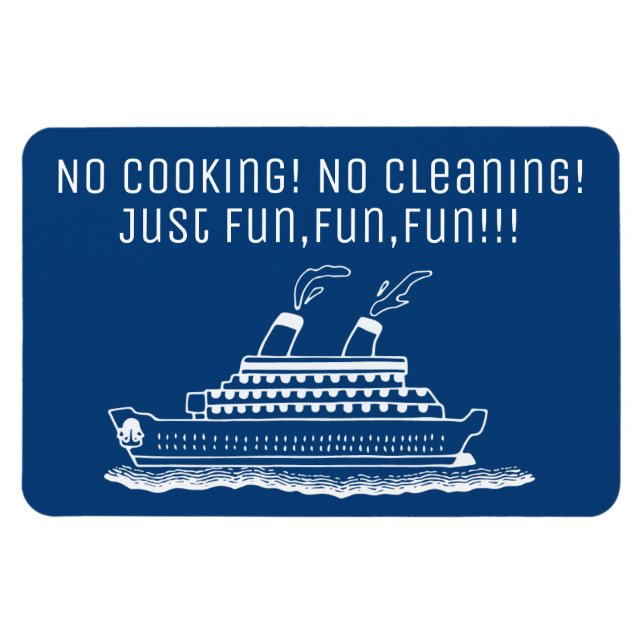 Funny Cruise Ship Cabin Stateroom Door Marker Magnet (Horizontal)