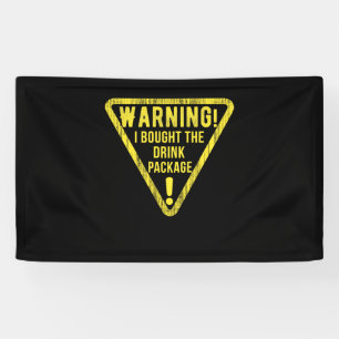 Funny Cruise Ship for Caribbean Vacation Party Banner