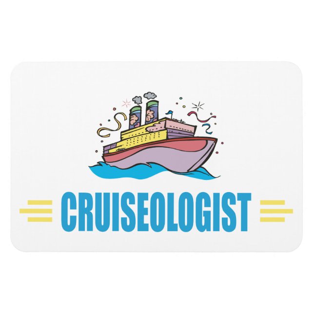 Funny Cruise Ship Magnet (Horizontal)