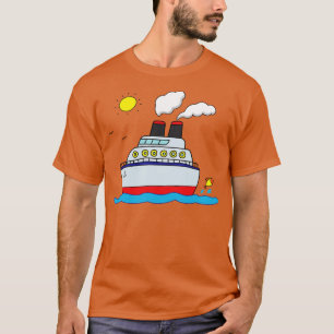 Funny Cruise Ship Segeln auf dem Meer T-Shirt