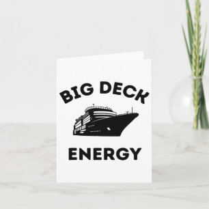 Funny Cruise Ship Shirt für Männer - Big Deck Ener Karte