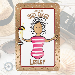 Funny Cruise Urlaub Schiff Tür für sie Magnet