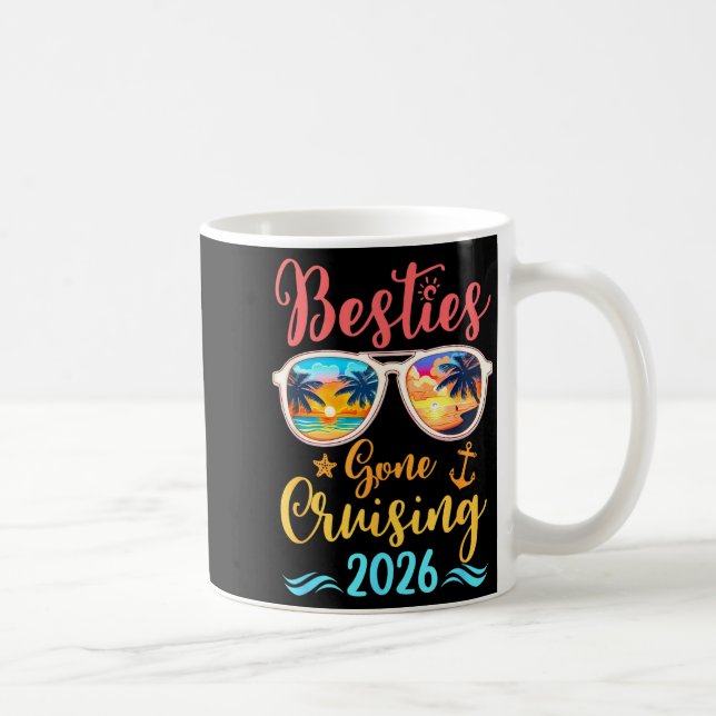 Funny Cruising Friends Squad 2026 Ies Gone Cruisin Kaffeetasse (Rechts)