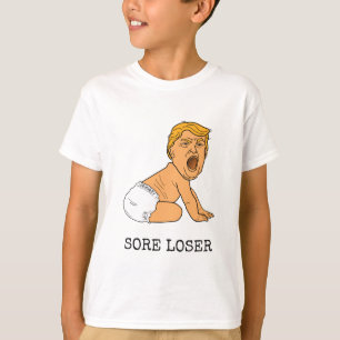 Funny Cry Donald Trump Sore Loser T-Shirt