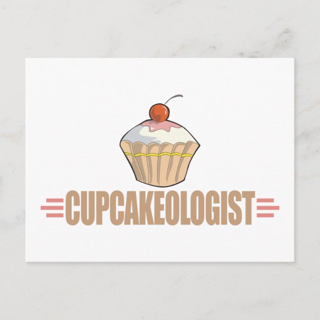 Funny Cupcake Postkarte (Vorderseite)