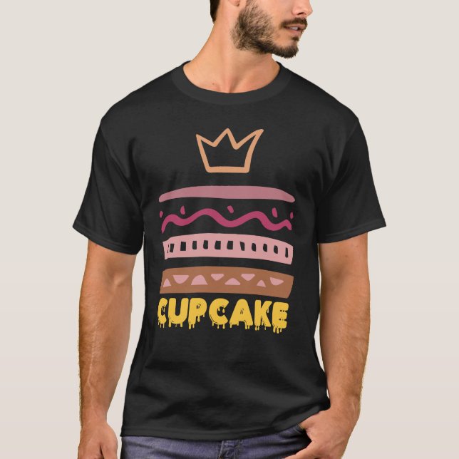 Funny Cupcake T-Shirt (Vorderseite)