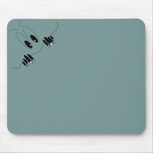 Funny Curiosity Eyes - Cartoon Zeichnend Glücklich Mousepad