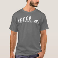 Funny Curling Fan Evolution Winterspiele Eismeer