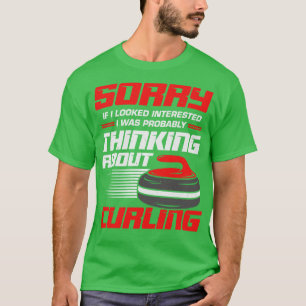 Funny Curling Player Sport Curler Geschenk T-Shirt